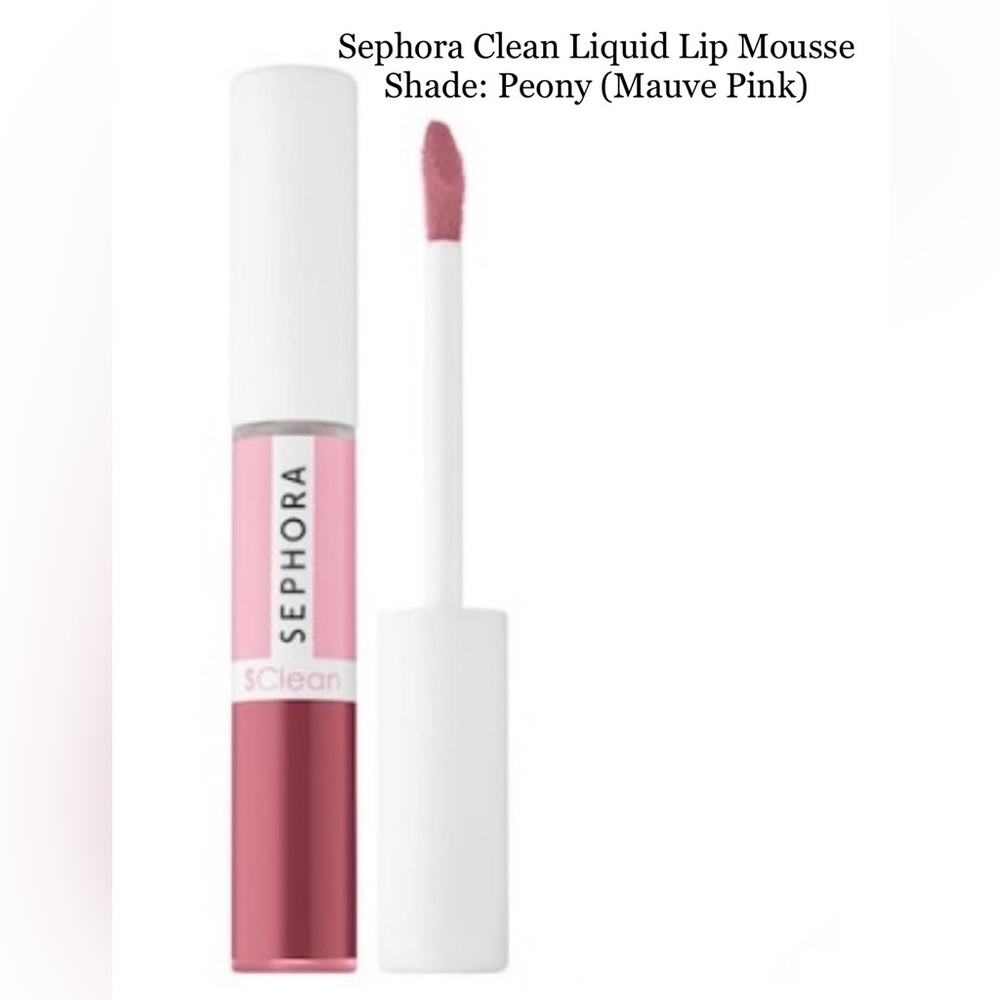Sephora Clean Liquid Lip Mousse, Peony